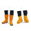 Insulated Leather Welding Boot Covers with High Heat-short 2
