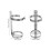 Space-Saving Silver Fire Extinguisher Bracket Heavy Duty for Home 2