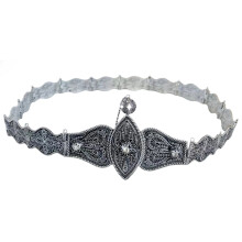 Exquisited Caucasus Charm Waist Belt Heavy Duty-ancient silver