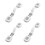 4 Piece/pack No Drill Cabinet Lock For Kids Plastic Latches 1