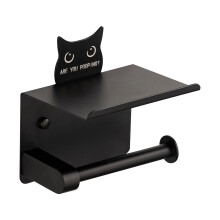Wall Mounted kittycat Design Tissue Roll Stand For Bathroom And