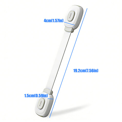 4 Piece/pack No Drill Cabinet Lock For Kids Plastic Latches 1