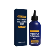 Frisches Fellreinigungsspray 60ml, Sanftes Entwirrungsspray Für Hunde- Und Katzenfell, Leave-in-Conditioner Für Weiches, Glänzendes