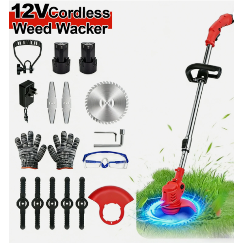12V Electric Cordless Grass Trimmer Strimmer 1