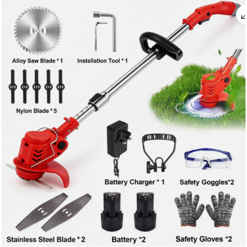 12V Electric Cordless Grass Trimmer Strimmer 2