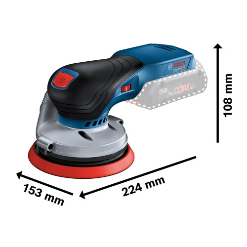 Bosch Bosch Gex 18v-125 Professional Random Orbital Sander 18v Bare Unit 2