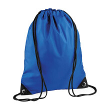(One Size, Bright Royal Blue) Bagbase Premium Drawstring Bag