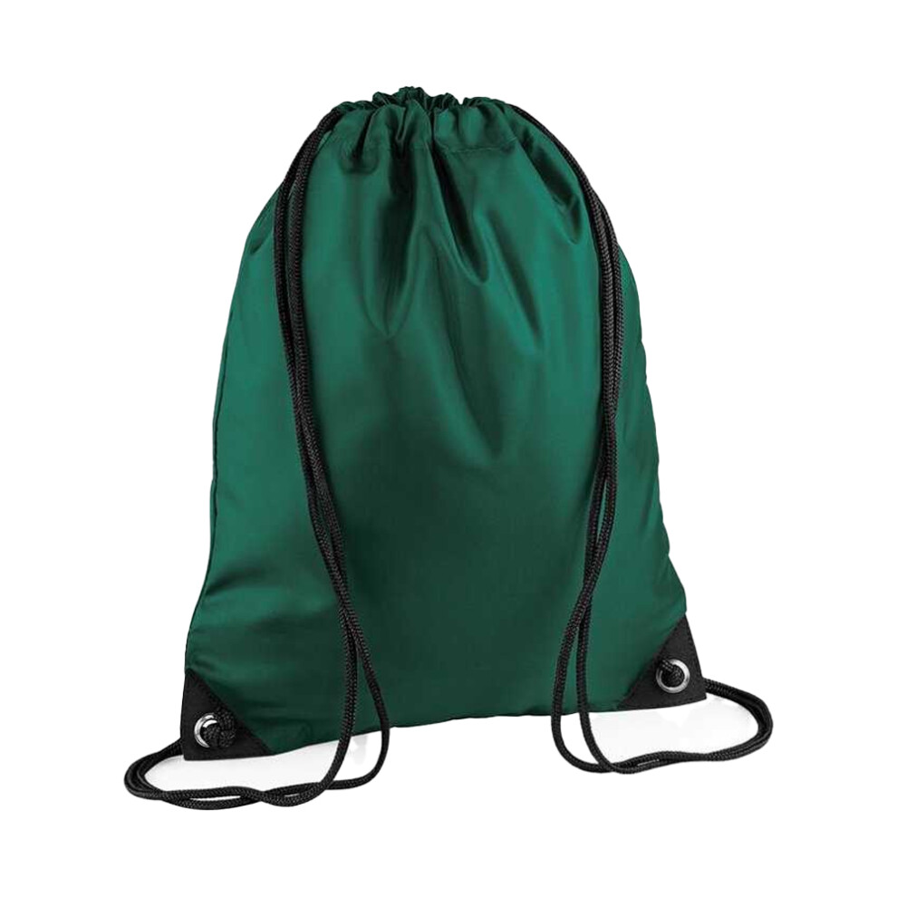 Bagbase (One Size, Bottle Green) Premium Drawstring Bag