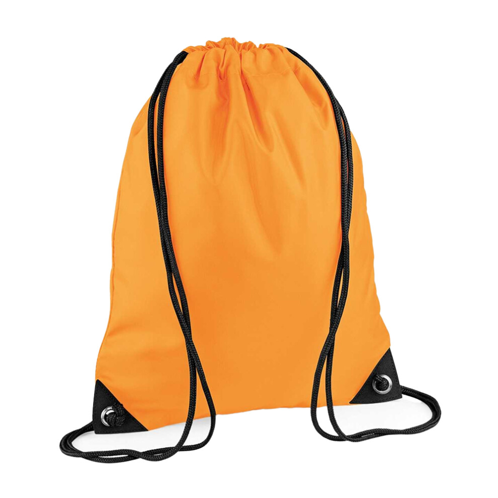 Bagbase (One Size, Fluorescent Orange) Premium Drawstring Bag