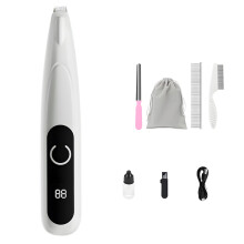 Display Panel Pet pruner Fast Charging Wide Cutter Design-White