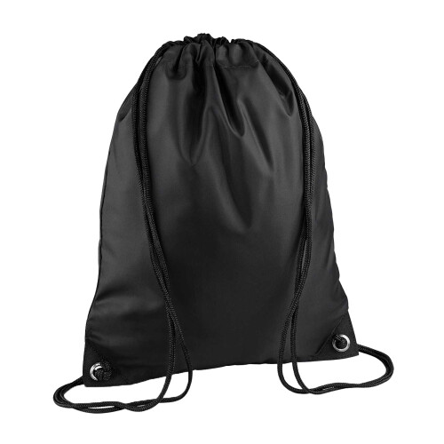 BagBase (One Size, Black) Bagbase Premium Drawstring Bag 1