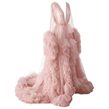 Graceful Pregnancy Photography Dress Polyester-Flesh pink US 6