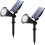 2PCS Solar Lights Solar Powered Solar Powered Solar Powered Waterproof White 1