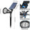 2PCS Solar Lights Solar Powered Solar Powered Solar Powered Waterproof White 2