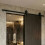 Living And Home 6.6ft Sliding Barn Door Hardware Kit Track System Kit 2