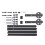Living And Home 6.6ft Sliding Barn Door Hardware Kit Track System Kit 3