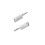 3,5mm zu USB-C Buchse Audioadapter (2er-Pack) mit DAC, 16bit/48KHz, Weiß 1