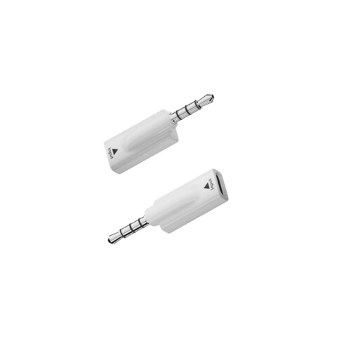3,5mm zu USB-C Buchse Audioadapter (2er-Pack) mit DAC, 16bit/48KHz, Weiß