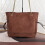 YSL Suede Tote Adjustable Drawstring 35cm 7