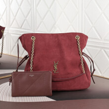 YSL Suede Drawstring Tote 35cm