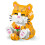 Tierische Mini-Bausteine: Schlafende Kaffee-Katze-Set 1