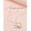 Colar de cobre elegante com pingente que pode ser aberto Gold 3