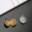 Colar de cobre elegante com pingente que pode ser aberto Gold 4