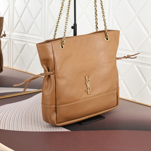 YSL Suede Drawstring Shopping Tote 35cm 2