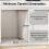 Homcom HOMCOM Under-Sink Kitchen Trash Bin, 2 Removable Recycling Containers, Grey 6