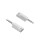 3,5mm zu USB-C Buchse Audioadapter (2er-Pack) mit DAC, 16bit/48KHz, Weiß 4