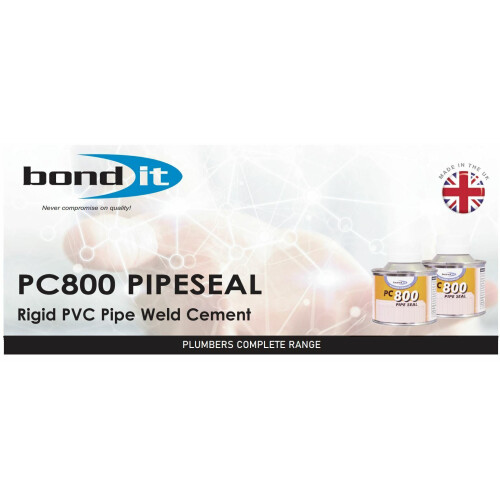 PC800 Rigid PVC Pipe Weld Cement Pipe PVC ABS Seal Solvent Based - 125ml 2