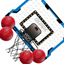 Set Of 1 Interactive Basketball Set With-  Blue