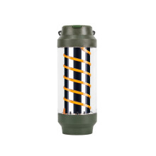 Outdoor Camping Spiral Air Pump Light, Waterproof, Multifunctional Portable Tent Ambient Light (Military Green)