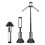 Retractable Camping Lantern Rechargeable Flashlight 25.2-51.8cm Adjustable Height 1