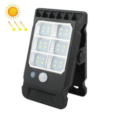 Solar Clip-On Light Outdoor Motion-Sensor Garden Light,6 Cells 24LEDs