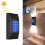 Outdoor Decorative Waterproof Solar Wall Light,6 LEDs White Light 1