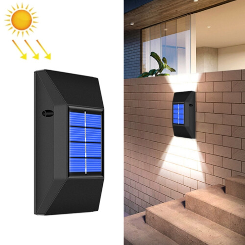 Outdoor Decorative Waterproof Solar Wall Light,6 LEDs White Light