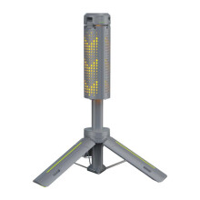 720 Degree Rotating Folding Outdoor Camping Lamp With Three-Leaf LED Blade(Gray)