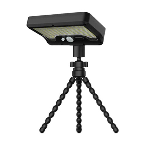 Octopus Style Solar Motion Sensor Waterproof Light Outdoor Smart Courtyard Light,White Light Black