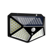 1 PCS 100 LEDs Outdoor Patio Solar Induction Wall Light Adjustable Balcony Garden Lighting Small Street Light