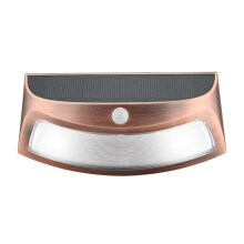 Red Copper Human Body Induction Solar Wall Light( White Light)