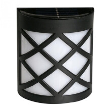 Solar Powered LED Wall Light Outdoor Waterproof Energy Saving Street Garden Lamp(White Light)
