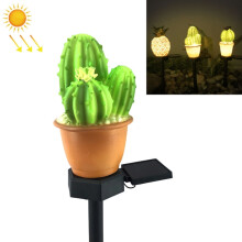 Solarbetriebene LED-Gartenleuchte für Topfpflanzen, Terrassen und Rasenflächen