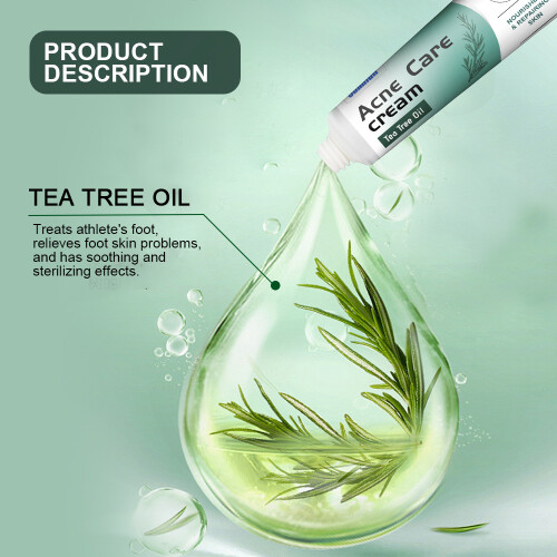 Creme para pele acneica com óleo de tea tree para pele oleosa 1