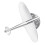 Spilla da colletto originale con design a forma di aereo, compatibile con la giacca._M 4
