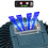 USB Rechargeable Fan Lamp Live Broadcast Multi-function Tent Camping Lamp,Fan Light + Bracket 3