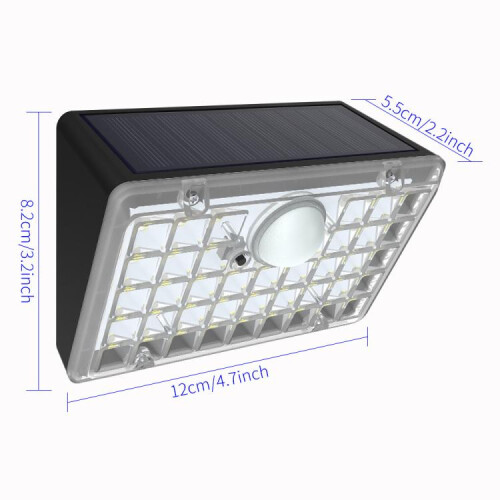 N775B Solar Dual-Color Sensor Wall Light 1