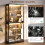 BROTTAR 71" Display Case  Adjustable Glass Shelves 3
