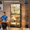 BROTTAR 71" Display Case  Adjustable Glass Shelves 5