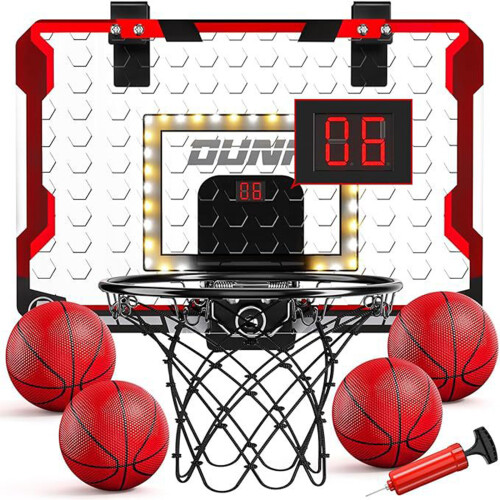 Set Of 1 Interactive Basketball Set With-  Blue 1
